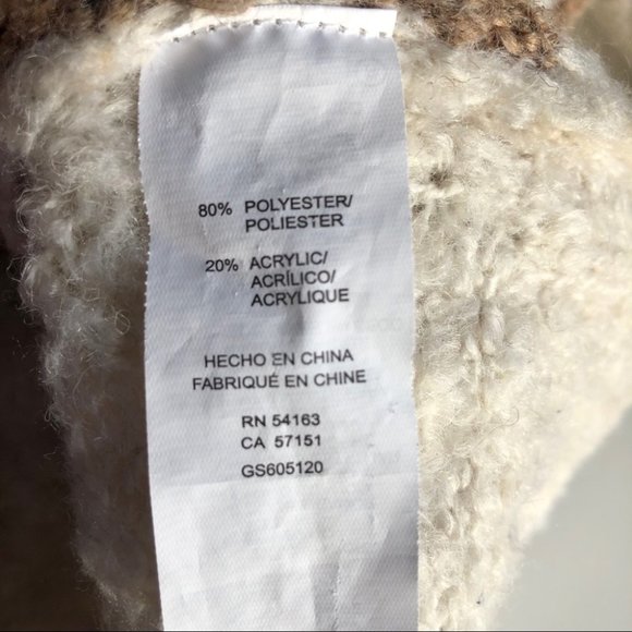 Bass Womens Boucle Cable Knit Colour Block Sweater - Picture 10 of 13